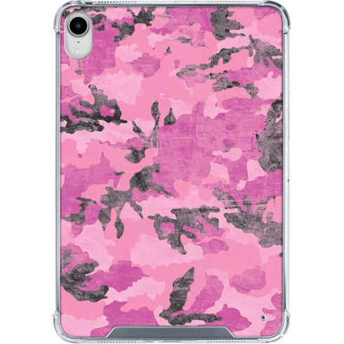 Pink Camouflage iPad 11th Gen (2025) Clear Case