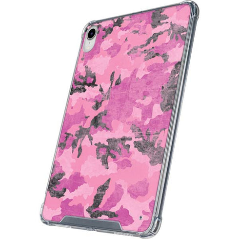 Pink Camouflage iPad 11th Gen (2025) Clear Case