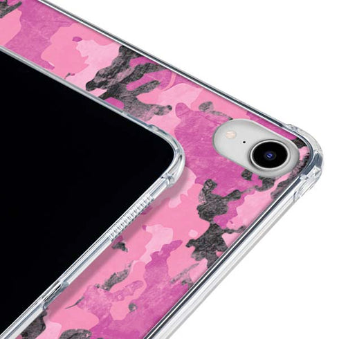 Pink Camouflage iPad 11th Gen (2025) Clear Case