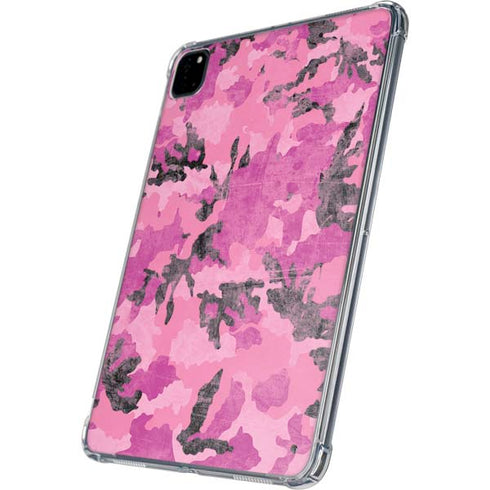 Pink Camouflage iPad Pro 11in (2024) Clear Case