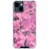 Pink Camouflage iPhone 15 Clear Case