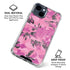Pink Camouflage iPhone 15 Clear Case