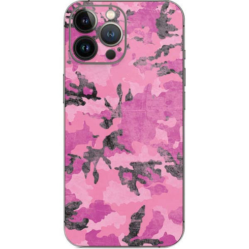 Pink Camouflage iPhone 15 Pro Max Skin