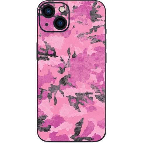 Pink Camouflage iPhone 15 Skin