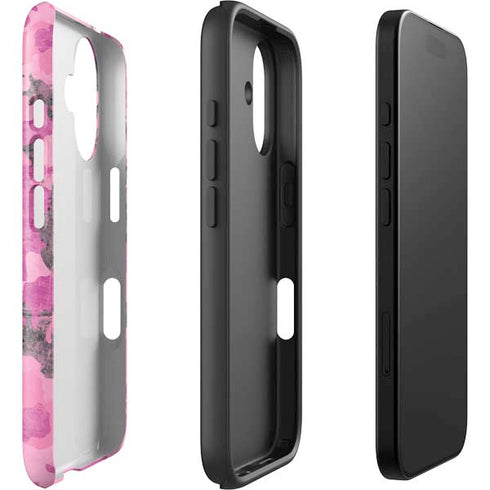 Pink Camouflage iPhone 16 Impact Case