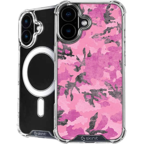 Pink Camouflage iPhone 16 MagSafe Case