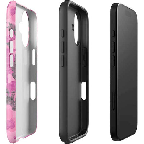 Pink Camouflage iPhone 16 Plus Impact Case