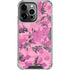 Pink Camouflage iPhone 16 Pro Clear Case