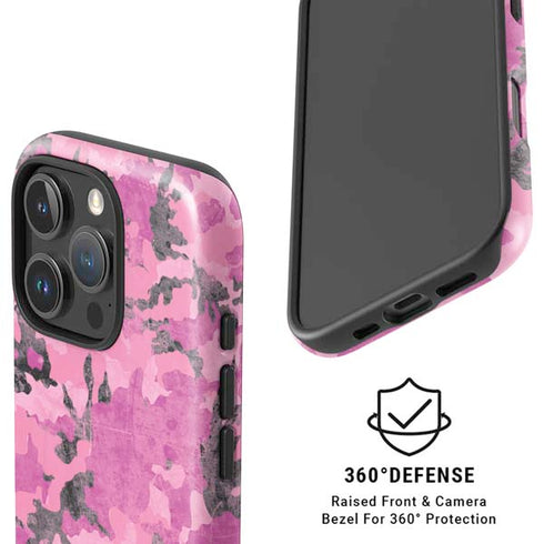 Pink Camouflage iPhone 16 Pro Magsafe Impact Case