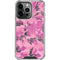 Pink Camouflage iPhone 16 Pro Max Clear Case