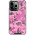 Pink Camouflage iPhone 16 Pro Max Clear Case