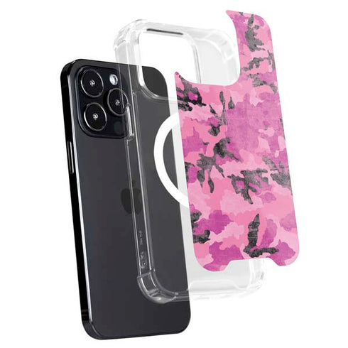 Pink Camouflage iPhone 16 Pro Max MagSafe Case