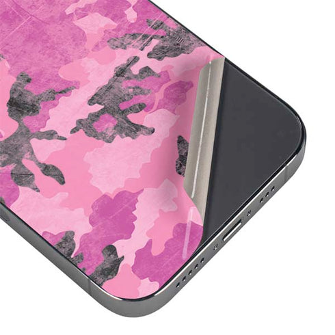 Pink Camouflage iPhone 16 Pro Max Skin