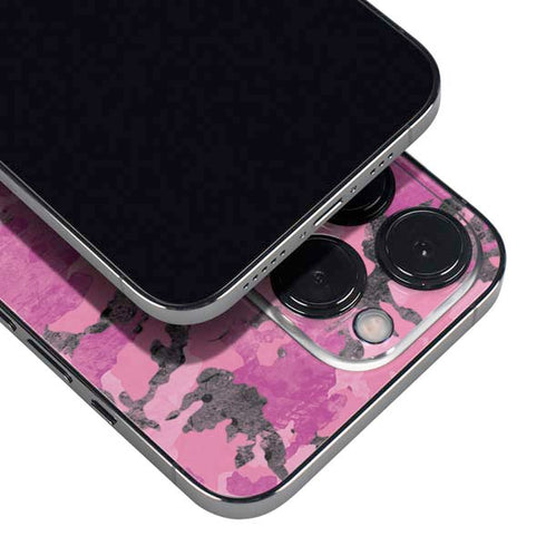 Pink Camouflage iPhone 16 Pro Skin
