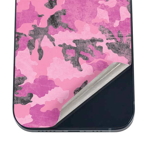 Pink Camouflage iPhone 16 Skin