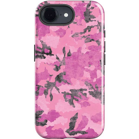 Pink Camouflage iPhone 16e Impact Case