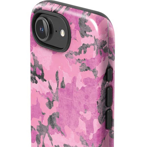 Pink Camouflage iPhone 16e Impact Case