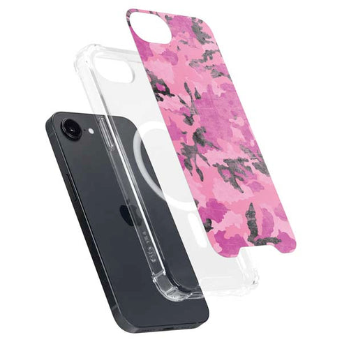 Pink Camouflage iPhone 16e MagSafe Case