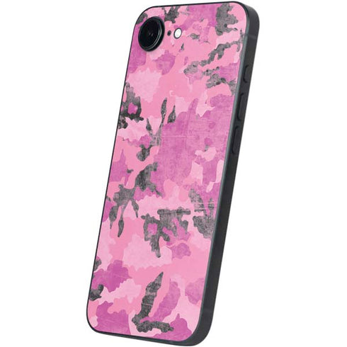 Pink Camouflage iPhone 16e Skin