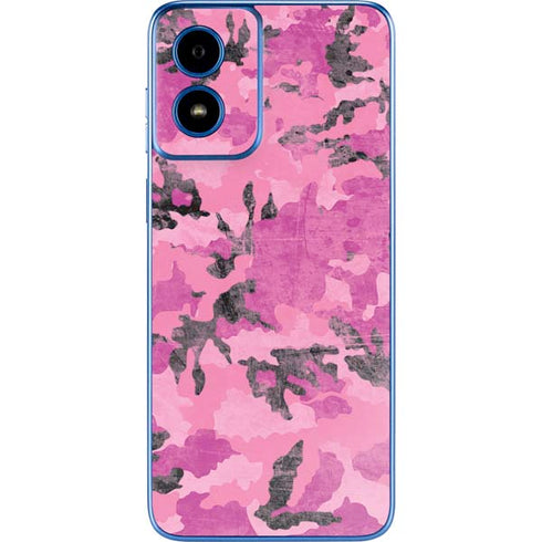 Pink Camouflage Moto G Play 4G (2024) Skin