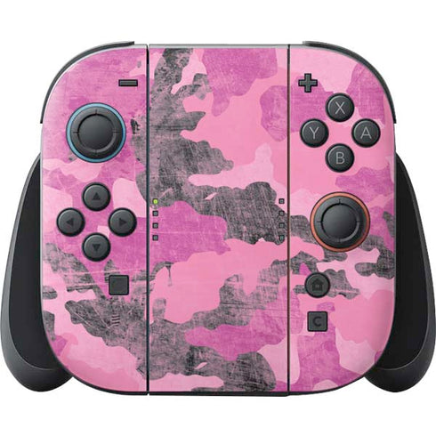 Pink Camouflage Nintendo Switch 2 (2025) Joy-Con Controller Skin