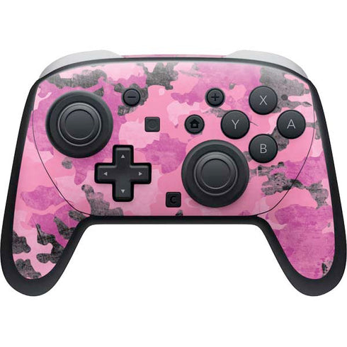 Pink Camouflage Nintendo Skins