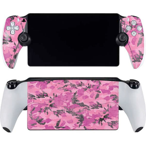 Pink Camouflage PlayStation Portal Remote Player Skin