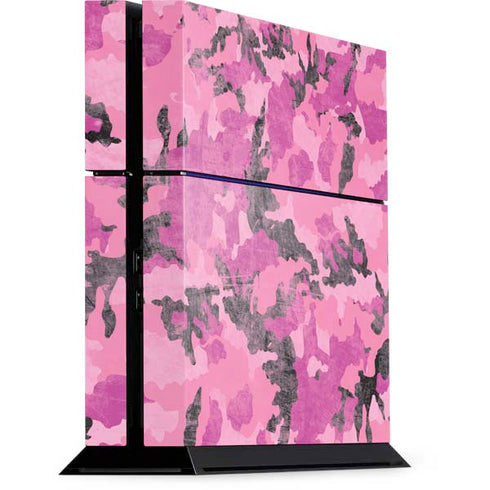 Pink Camouflage PlayStation PS4 Skins