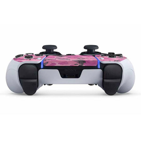 Pink Camouflage PS5 DualSense Edge Pro Controller Skin