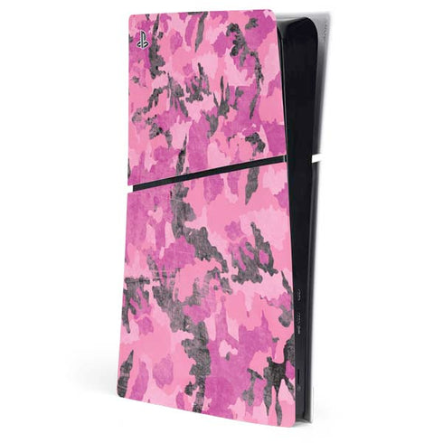 Pink Camouflage PlayStation PS5 Skins