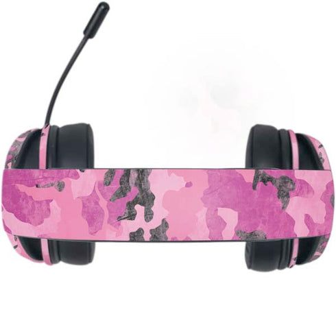 Pink Camouflage Razer Kraken X Skin