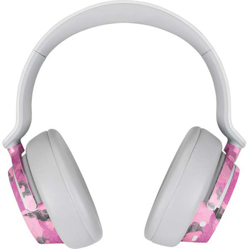 Pink Camouflage Surface Headphones Skin