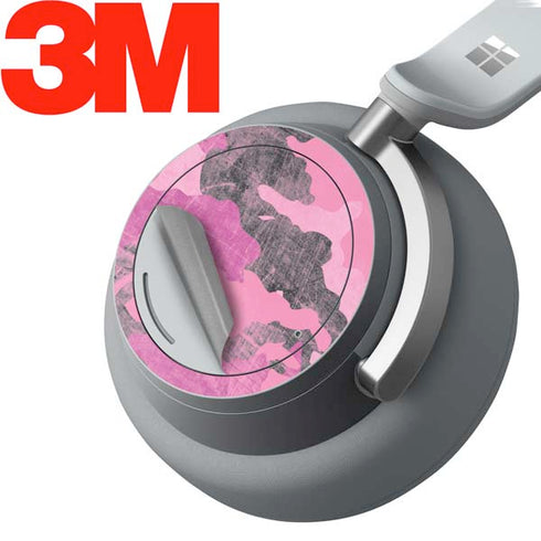 Pink Camouflage Surface Headphones Skin