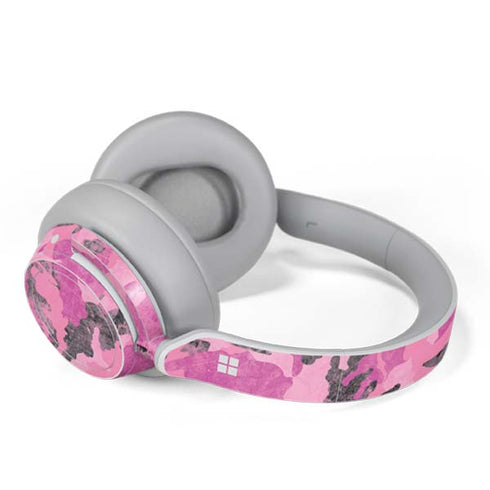 Pink Camouflage Surface Headphones Skin