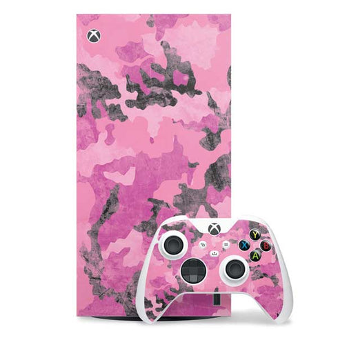 Pink Camouflage Xbox Series X Skins