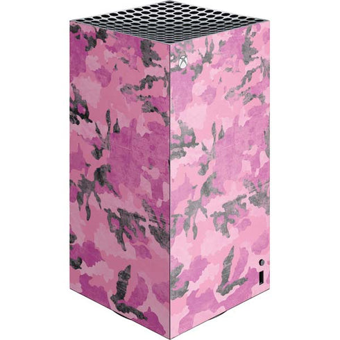 Pink Camouflage XBox Series X Digital Edition Console Skin