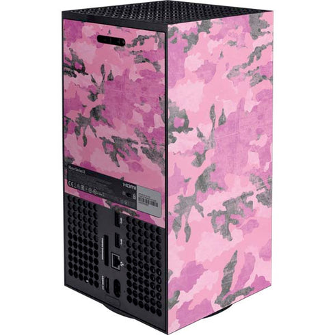 Pink Camouflage XBox Series X Digital Edition Console Skin