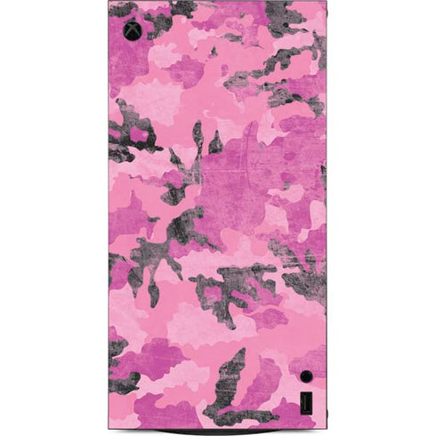 Pink Camouflage XBox Series X Digital Edition Console Skin