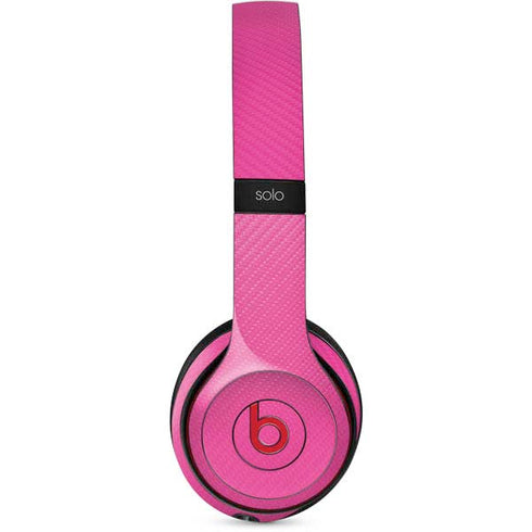 Pink Carbon Fiber Specialty Material Beats Solo 3 Wireless Skin