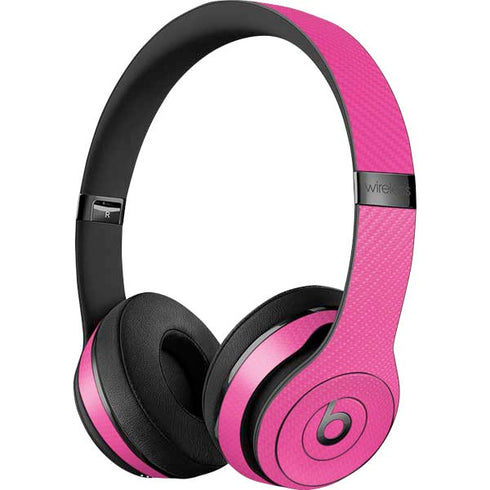 Pink Carbon Fiber Specialty Material Beats Solo 3 Wireless Skin
