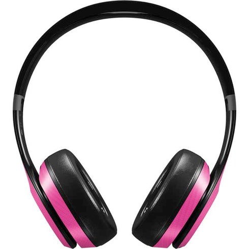Pink Carbon Fiber Specialty Texture Material Beats Solo 4 Wireless Headphones Skin