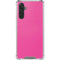 Pink Carbon Fiber Specialty Texture Material Galaxy A17 Clear Case