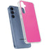 Pink Carbon Fiber Specialty Texture Material Galaxy A55 5G Clear Case