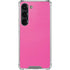 Pink Carbon Fiber Specialty Material Galaxy S23 Clear Case