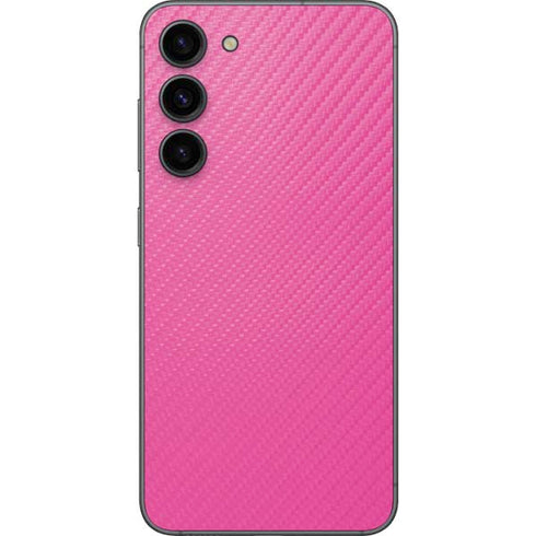 Pink Carbon Fiber Specialty Material Galaxy S23 FE Skin