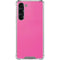 Pink Carbon Fiber Specialty Material Galaxy S23 Plus Clear Case