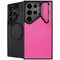 Pink Carbon Fiber Specialty Texture Material Galaxy S25 Ultra Kickstand Case