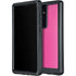 Pink Carbon Fiber Specialty Texture Material Galaxy S24 Ultra Waterproof Case