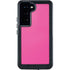 Pink Carbon Fiber Specialty Texture Material Galaxy S24 Waterproof Case