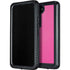 Pink Carbon Fiber Specialty Texture Material Galaxy S24 Waterproof Case